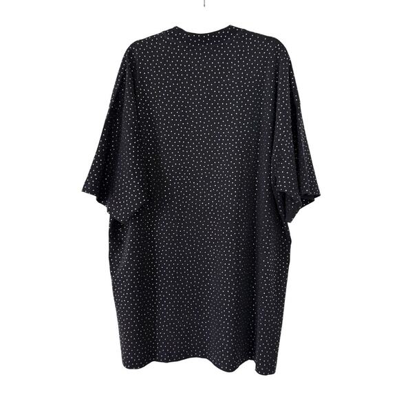 DO NOT DISTURB DND. BY FERRIS DO NOT DISTURB EMBELLISHED BLACK T SHIRT TEE - Picture 3 of 3